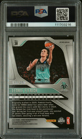 ‘24 Panini Prizm WNBA Leonie Fiebich #30 Pulsar PSA 9 Rookie RC New York Liberty